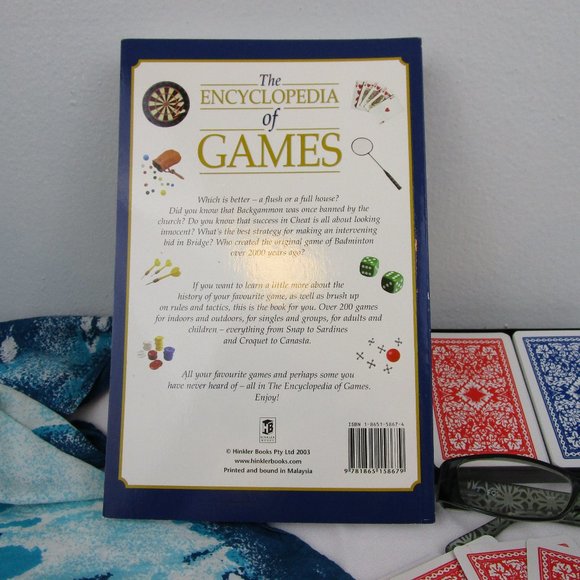 The Encyclopedia Of Games NWOT Paperback by Barb Whiter - Picture 4 of 10